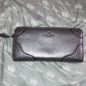 Coach Shimmering Silver Wallet
